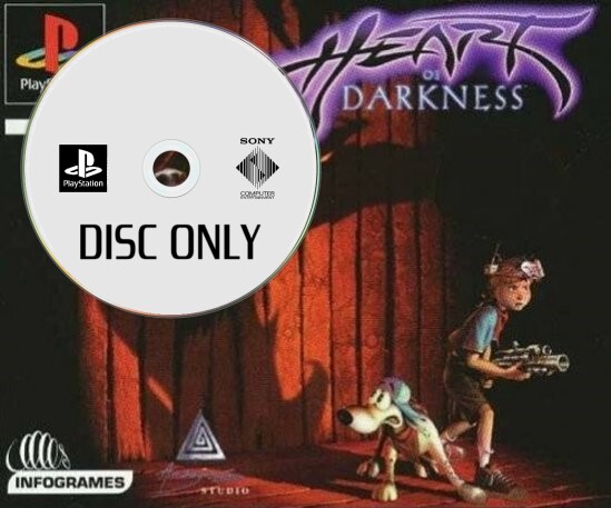 Heart of Darkness - Disc Only - Playstation 1 Games