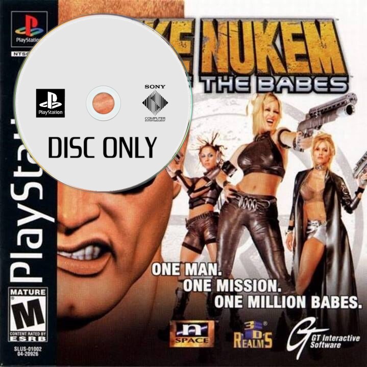 Duke Nukem: Land of the Babes - Disc Only - Playstation 1 Games