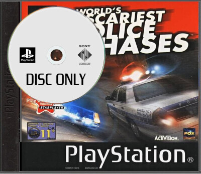 World's Scariest Police Chases - Disc Only - Playstation 1 Games