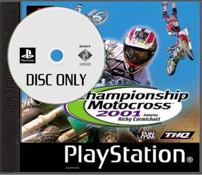 Championship Motocross 2001 featuring Ricky Carmichael - Disc Only - Playstation 1 Games