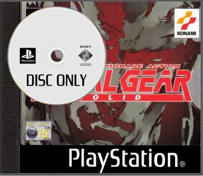 Metal Gear Solid - Disc Only - Playstation 1 Games