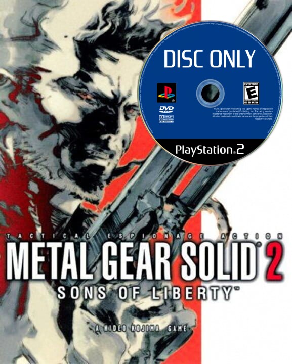 Metal Gear Solid 2: Sons of Liberty - Disc Only - Playstation 2 Games