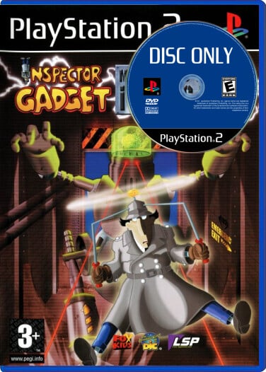 Inspector Gadget: Mad Robots Invasion - Disc Only - Playstation 2 Games