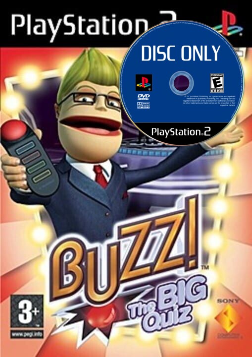 Buzz! The Big Quiz - Disc Only - Playstation 2 Games