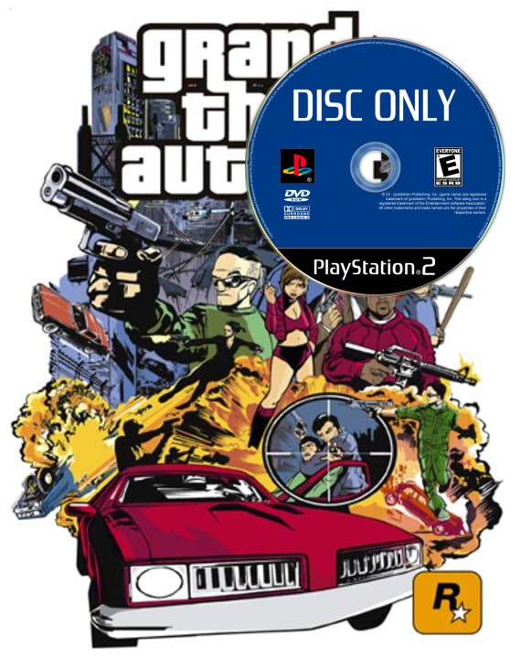 Grand Theft Auto III - Disc Only - Playstation 2 Games