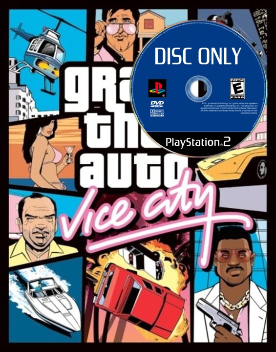 Grand Theft Auto: Vice City - Disc Only - Playstation 2 Games