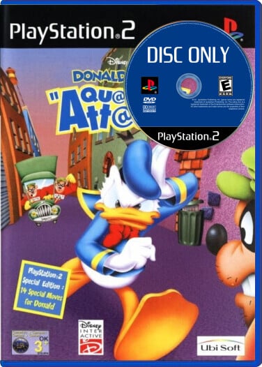 Disney's Donald Duck: Quack Attack - Disc Only - Playstation 2 Games
