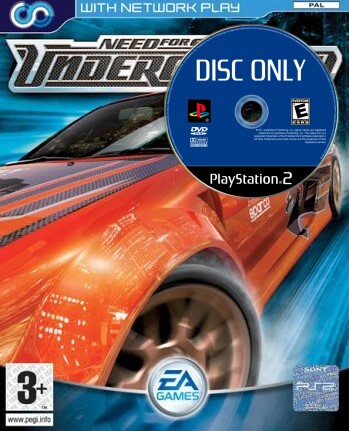 Need for Speed: Underground - Disc Only - Playstation 2 Games