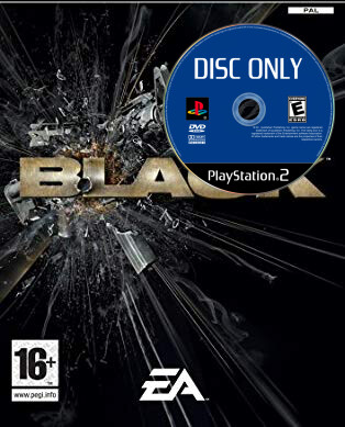 Black - Disc Only - Playstation 2 Games