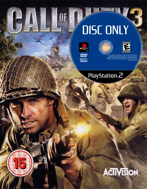 Call of Duty 3 - Disc Only - Playstation 2 Games