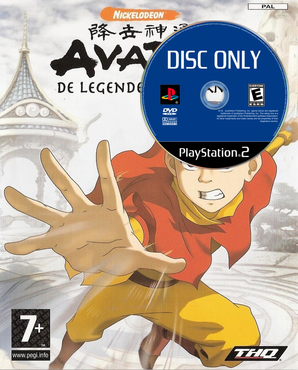 Avatar: De Legende van Aang - Disc Only - Playstation 2 Games