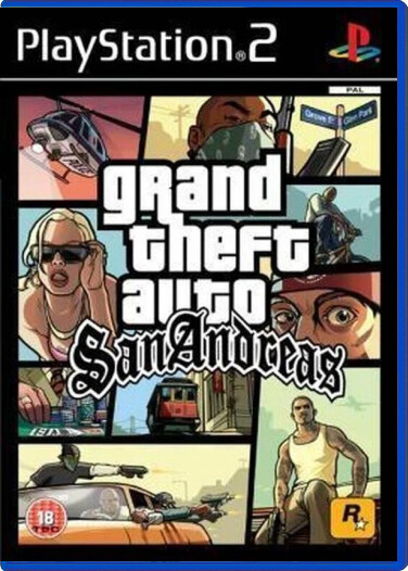 Grand Theft Auto: San Andreas (French) - Playstation 2 Games