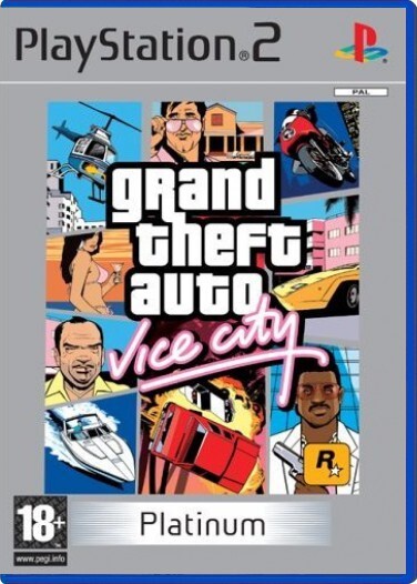 Grand Theft Auto: Vice City (Platinum) (German) - Playstation 2 Games