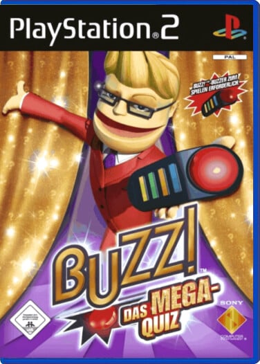 Buzz! Das Mega Quiz (German) - Playstation 2 Games