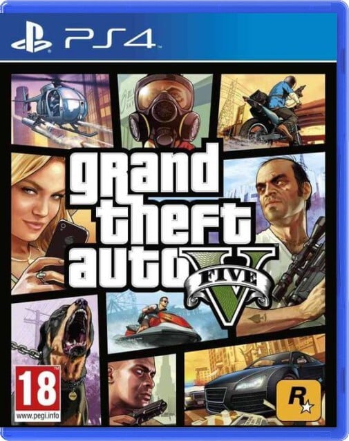 Grand Theft Auto V (German) - Playstation 4 Games