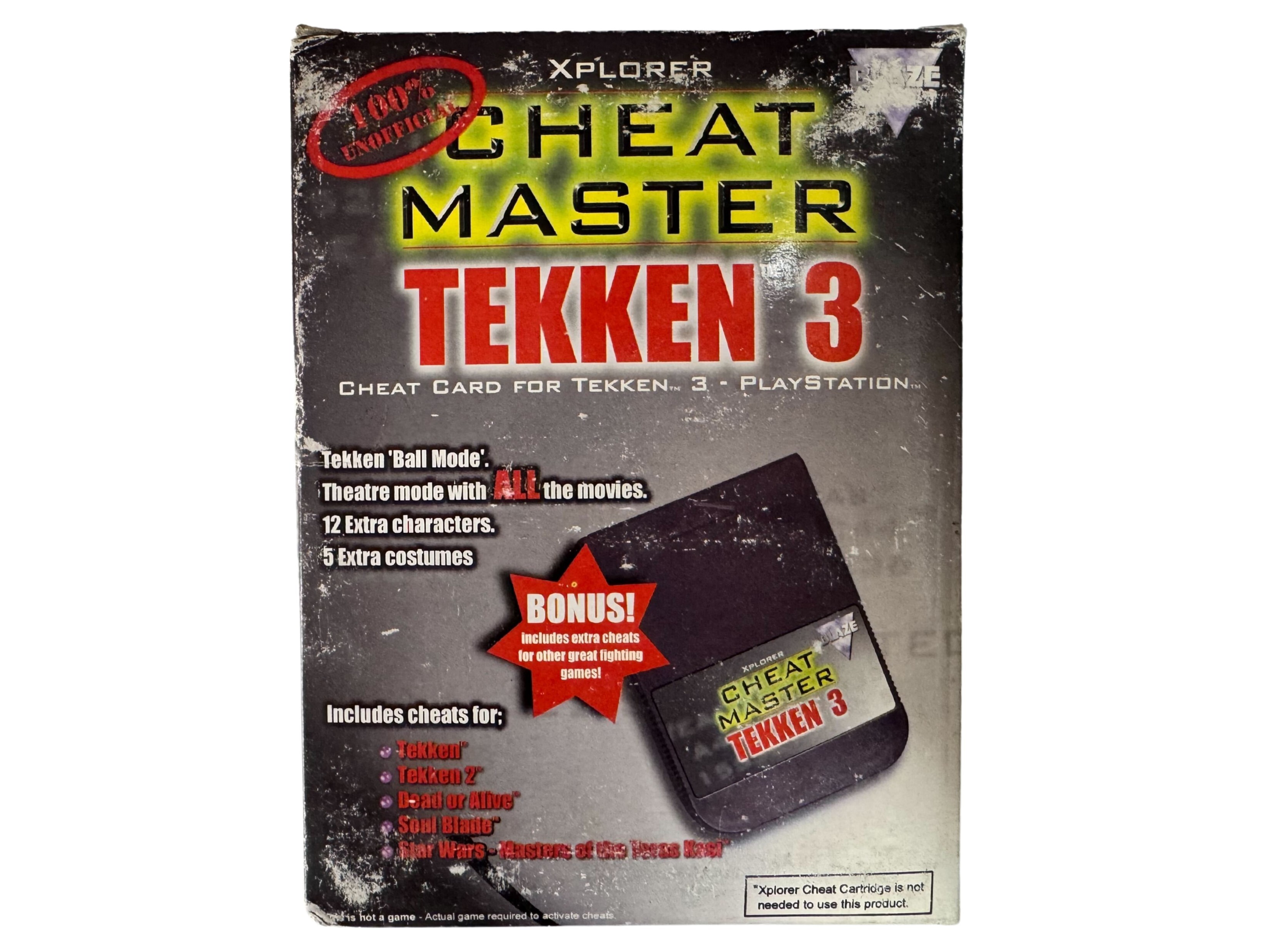 Xplorer Cheat Card: Tekken 3 [Complete] - Playstation 1 Hardware