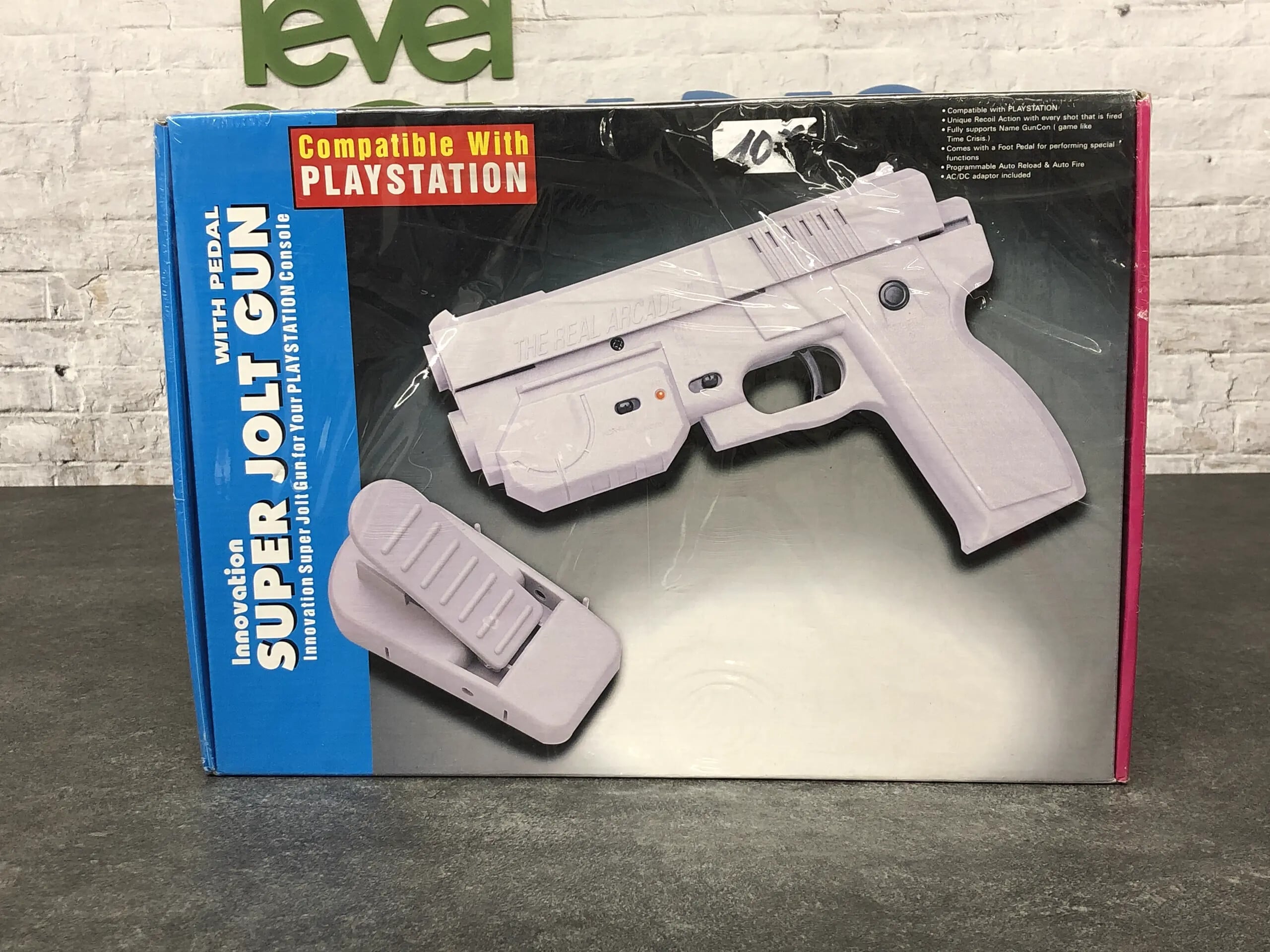 Innovation Super Jolt Gun with Pedal (SEALED) Kaufen | Playstation 2 Hardware