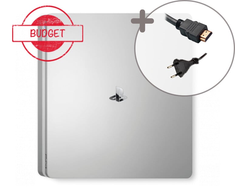 Sony PlayStation 4 Slim Silver Console - 500GB - Budget - Playstation 4 Hardware