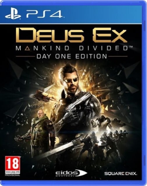 Deus Ex: Mankind Divided - Day One Edition (French) - Playstation 4 Games