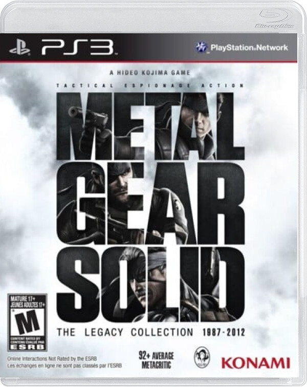 Metal Gear Solid - The Legacy Collection - Playstation 3 Games