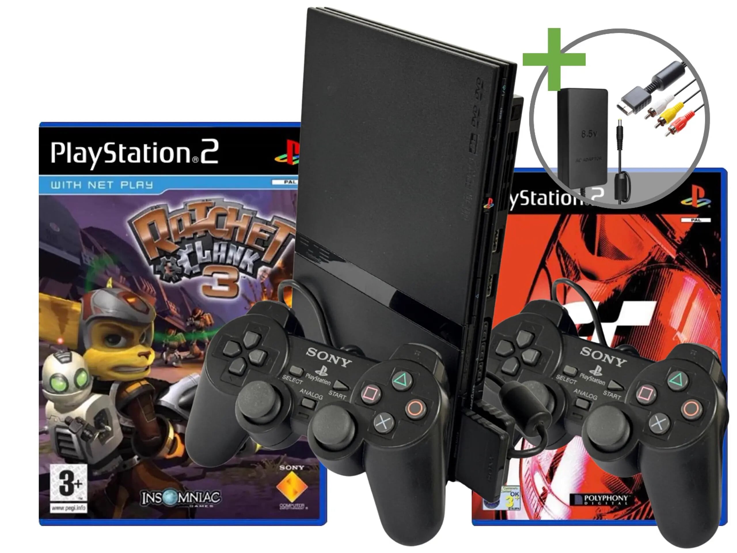 Sony PlayStation 2 Slim Starter Pack - Hot Pack Bundle Edition Kopen | Playstation 2 Hardware