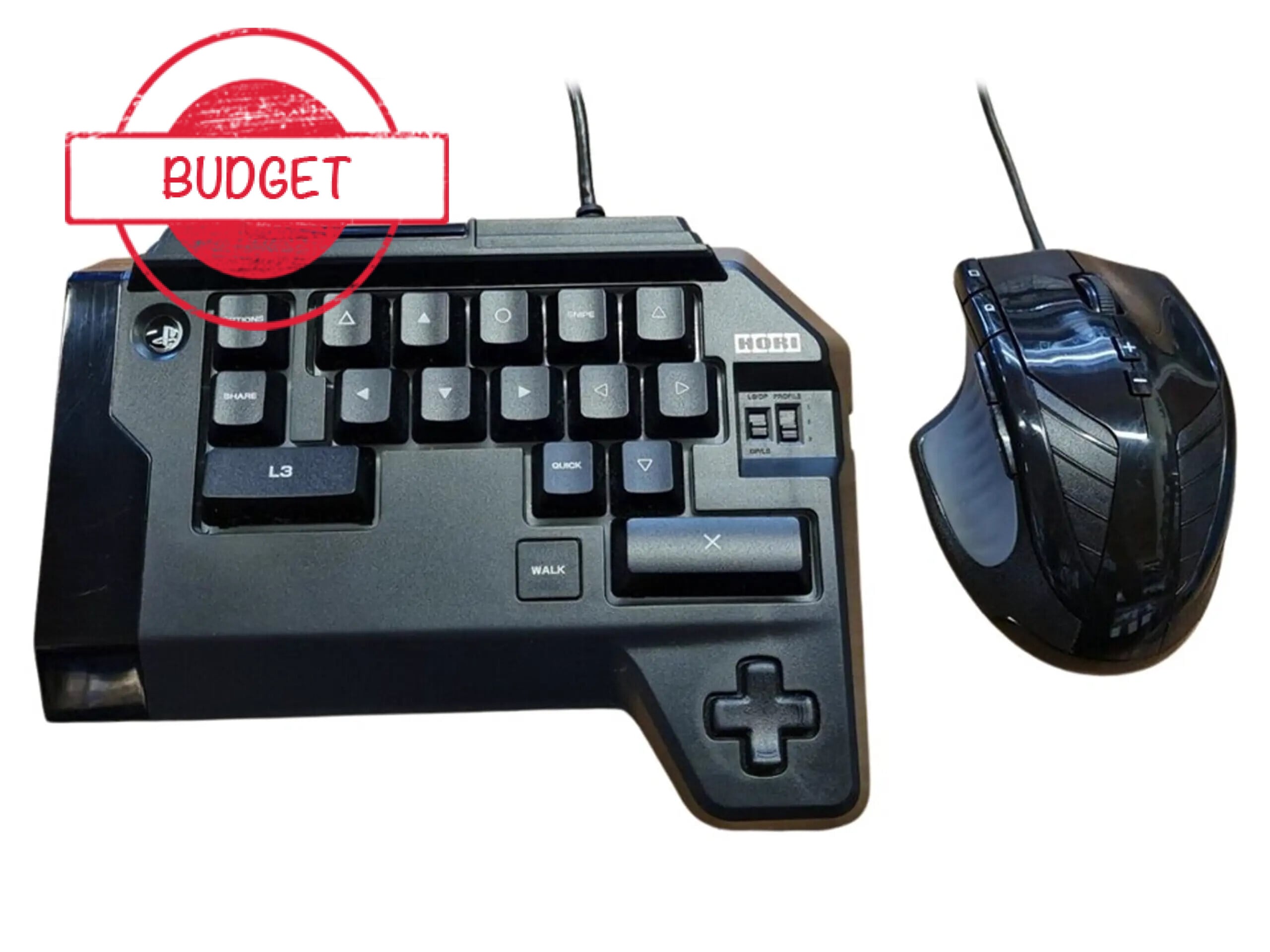 HORI Tactical Assault Commander TAC 4 Mouse & Keyboard (PS4-008) - Budget - Playstation 4 Hardware