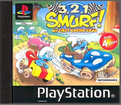 Smurf Racer (German) - Playstation 1 Games