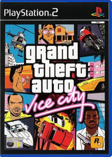 Grand Theft Auto: Vice City (German) - Playstation 2 Games