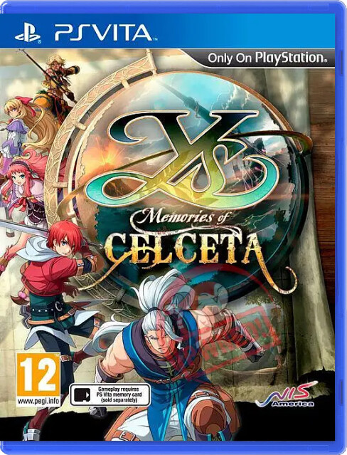 Ys: Memories of Celceta - Playstation Vita Games