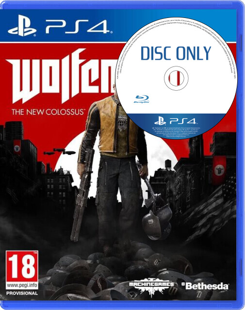 Wolfenstein II: The New Colossus - Disc Only - Playstation 4 Games