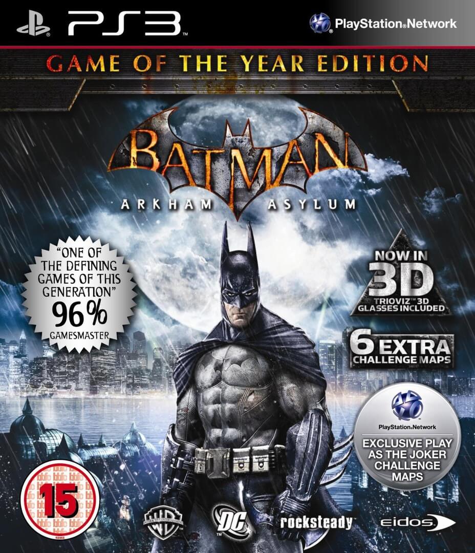 Batman: Arkham Asylum (Game of the Year Edition) - Playstation 3 Games