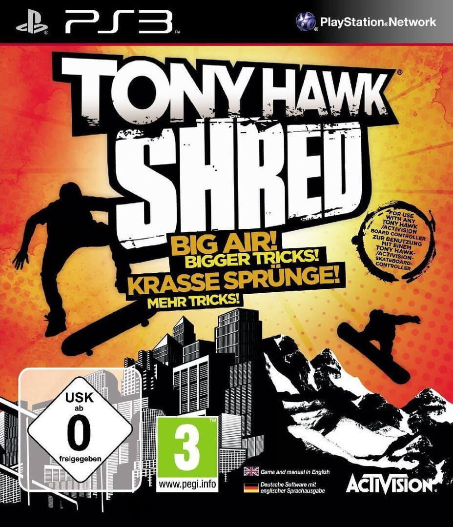 Tony Hawk: Shred | Playstation 3 Games | RetroPlaystationKopen.nl