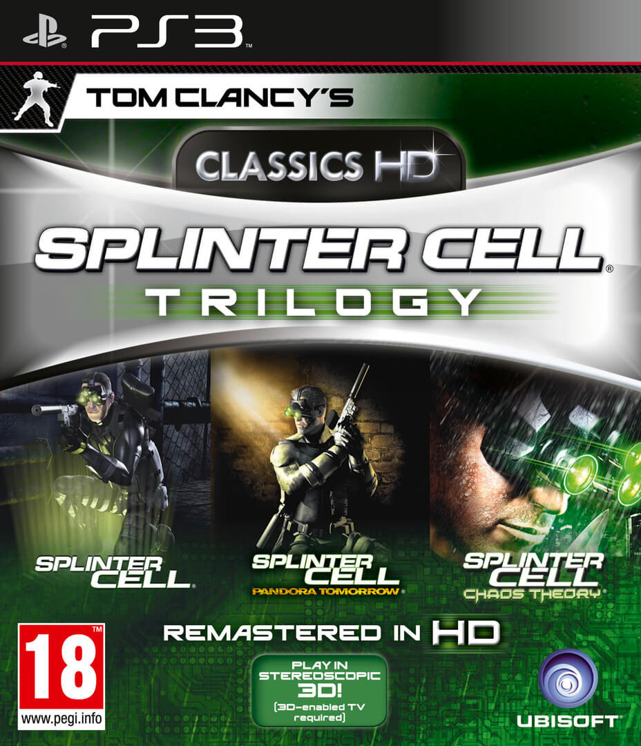 Tom Clancy's Splinter Cell: Trilogy - Playstation 3 Games