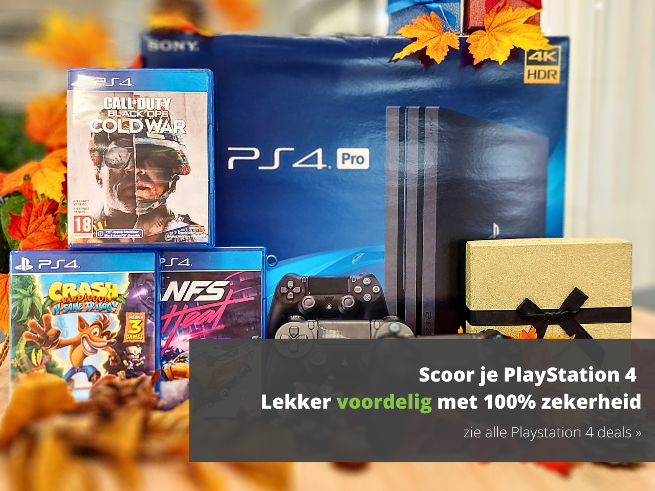 Scoor je PlayStation 4. Lekker voordelig met 100% zekerheid.